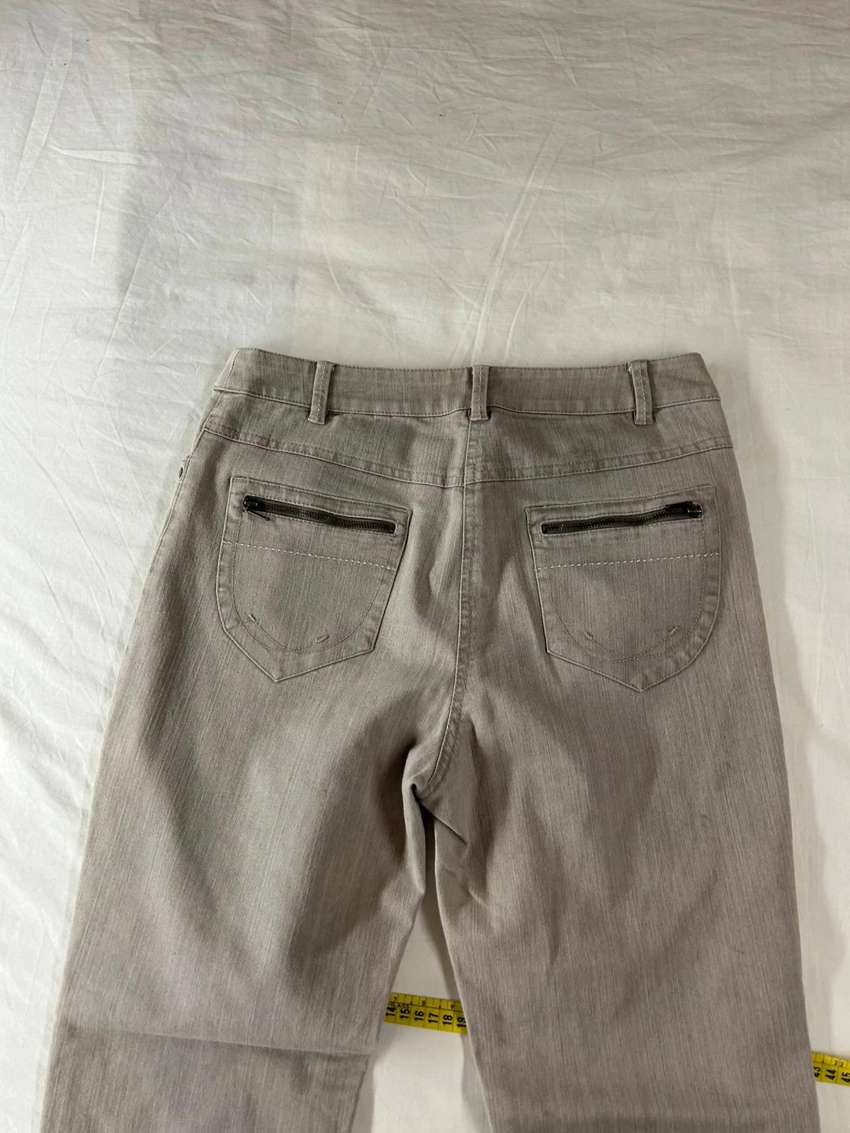 Crème beige rechte spijkerbroek Sixthsense – photo 12